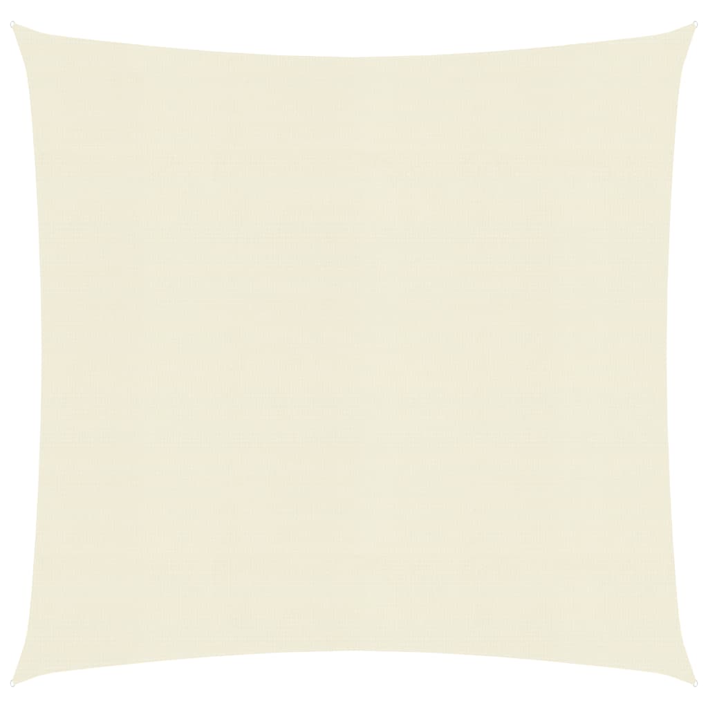 Sonnensegel 160 g/m² Creme 5x5 m HDPE