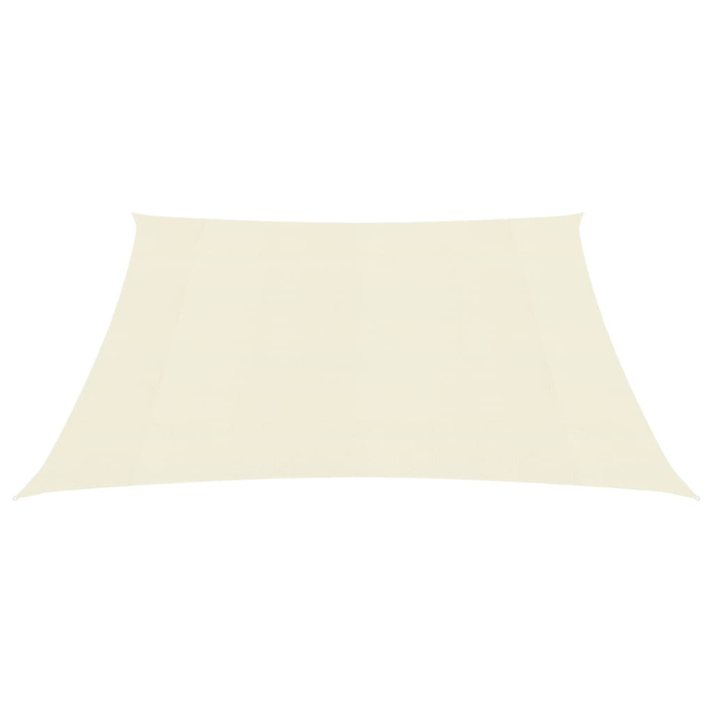 Sonnensegel 160 g/m² Creme 5x5 m HDPE