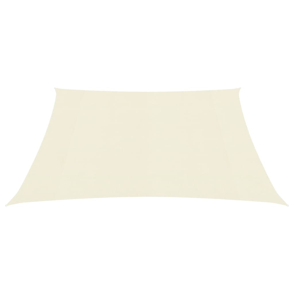 Sonnensegel 160 g/m² Creme 7x7 m HDPE