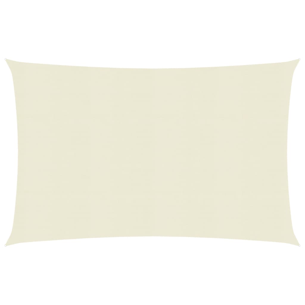 Sonnensegel 160 g/m² Creme 2x3,5 m HDPE