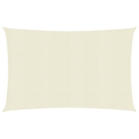 Thumbnail for Sonnensegel 160 g/m² Creme 2x3,5 m HDPE
