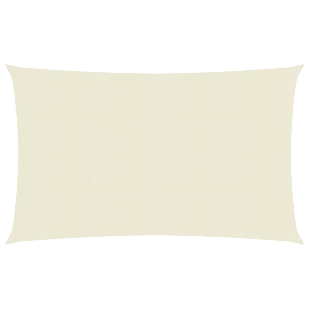 Sonnensegel 160 g/m² Creme 2,5x4 m HDPE