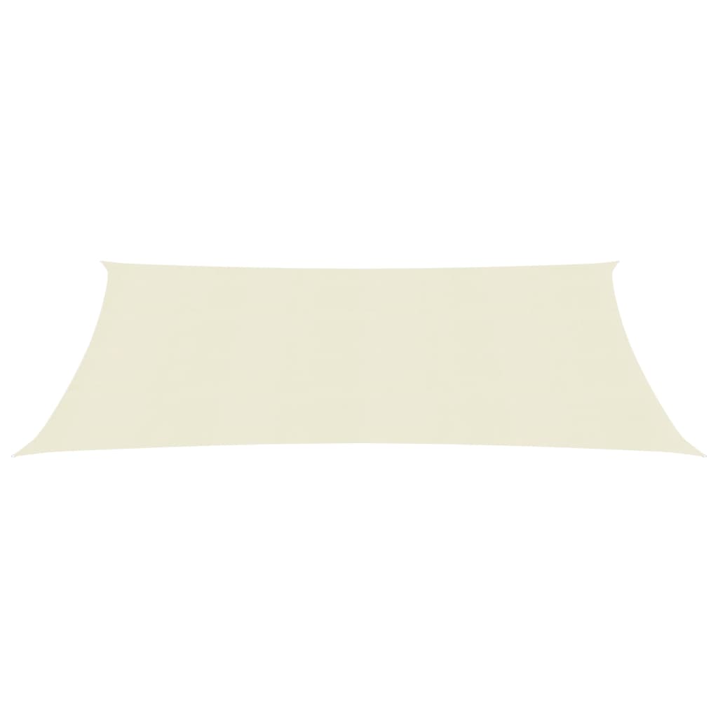 Sonnensegel 160 g/m² Creme 2,5x4 m HDPE