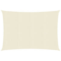 Thumbnail for Sonnensegel 160 g/m² Creme 3x4 m HDPE