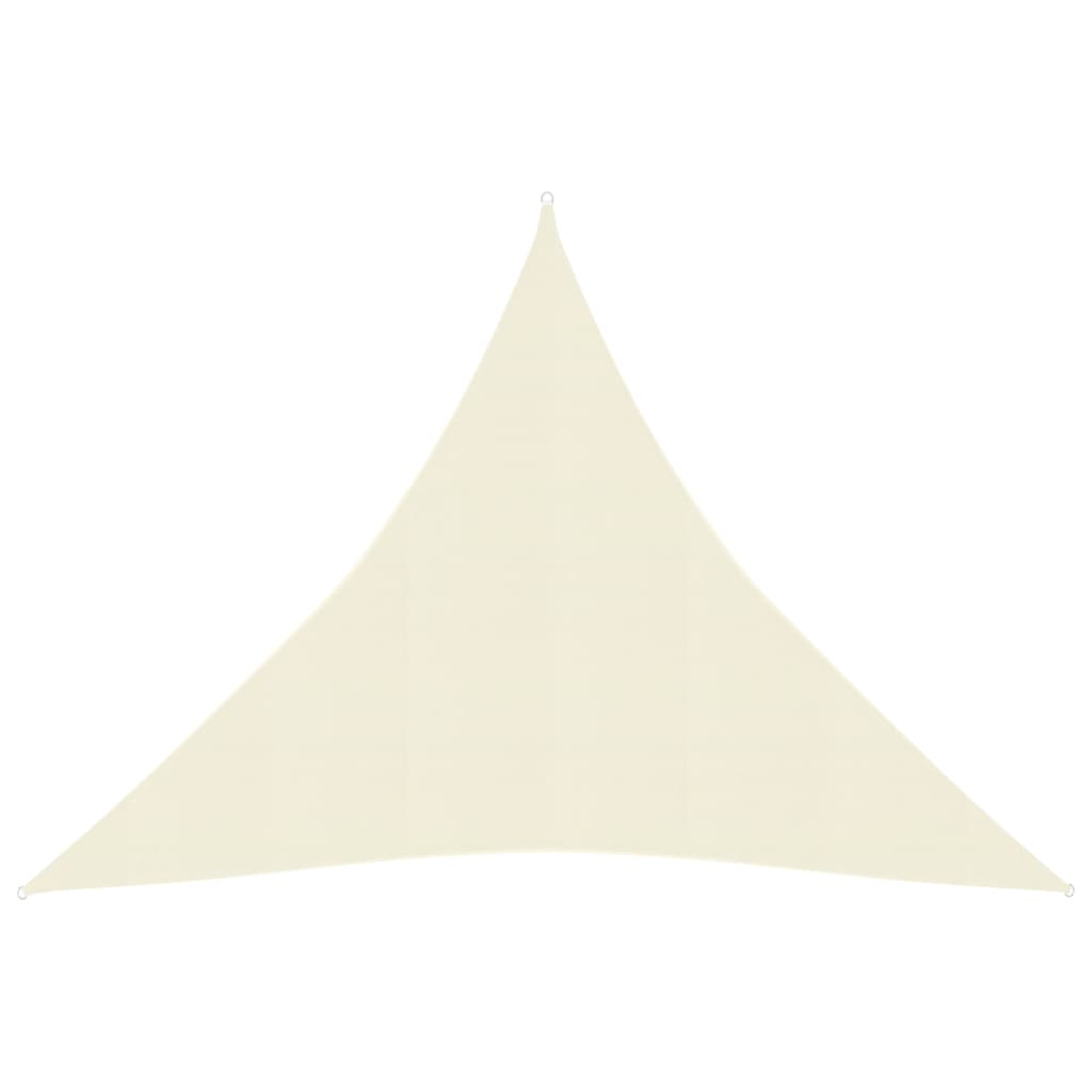 Sonnensegel 160 g/m² Creme 3x3x3 m HDPE