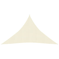 Thumbnail for Sonnensegel 160 g/m² Creme 3,5x3,5x4,9 m HDPE