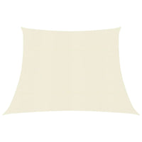 Thumbnail for Sonnensegel 160 g/m² Creme 3/4x2 m HDPE