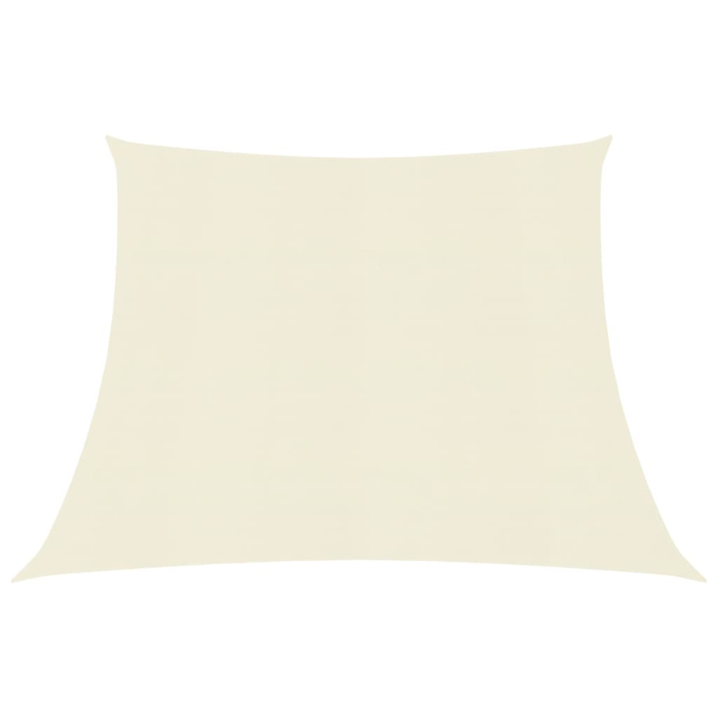Sonnensegel 160 g/m² Cremeweiß 4/5x3 m HDPE