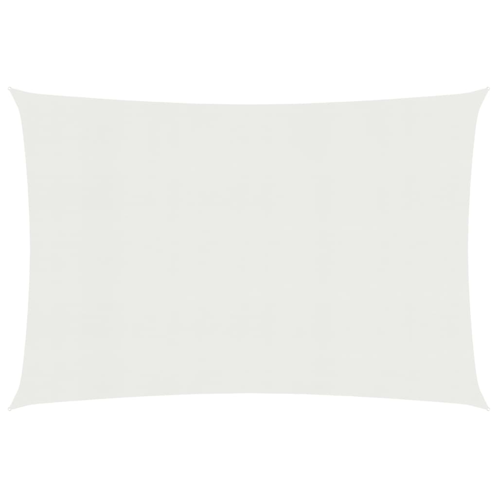 Sonnensegel 160 g/m² Weiß 2,5x4,5 m HDPE