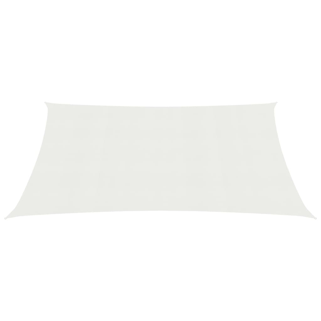 Sonnensegel 160 g/m² Weiß 3x5 m HDPE