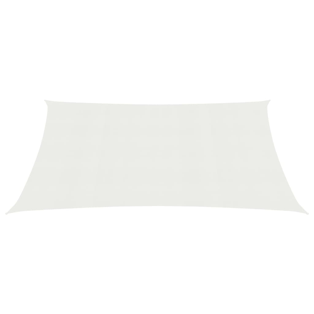 Sonnensegel 160 g/m² Weiß 4x5 m HDPE