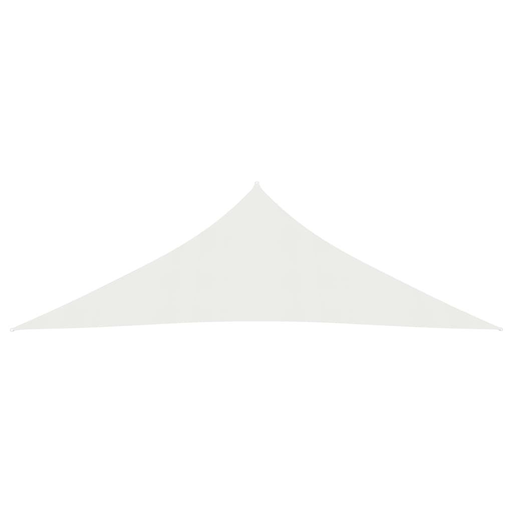 Sonnensegel 160 g/m² Weiß 3x3x4,2 m HDPE