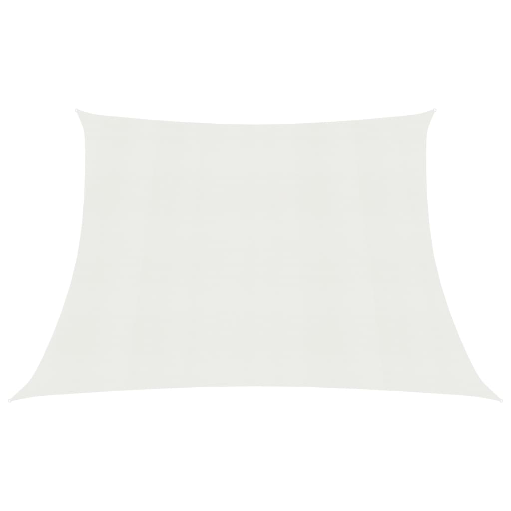 Sonnensegel 160 g/m² Weiß 3/4x2 m HDPE