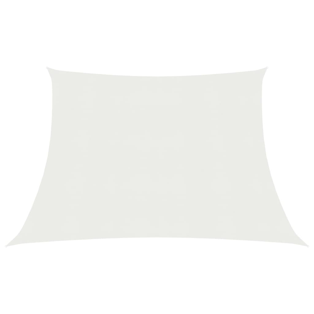 Sonnensegel 160 g/m² Weiß 3/4x3 m HDPE