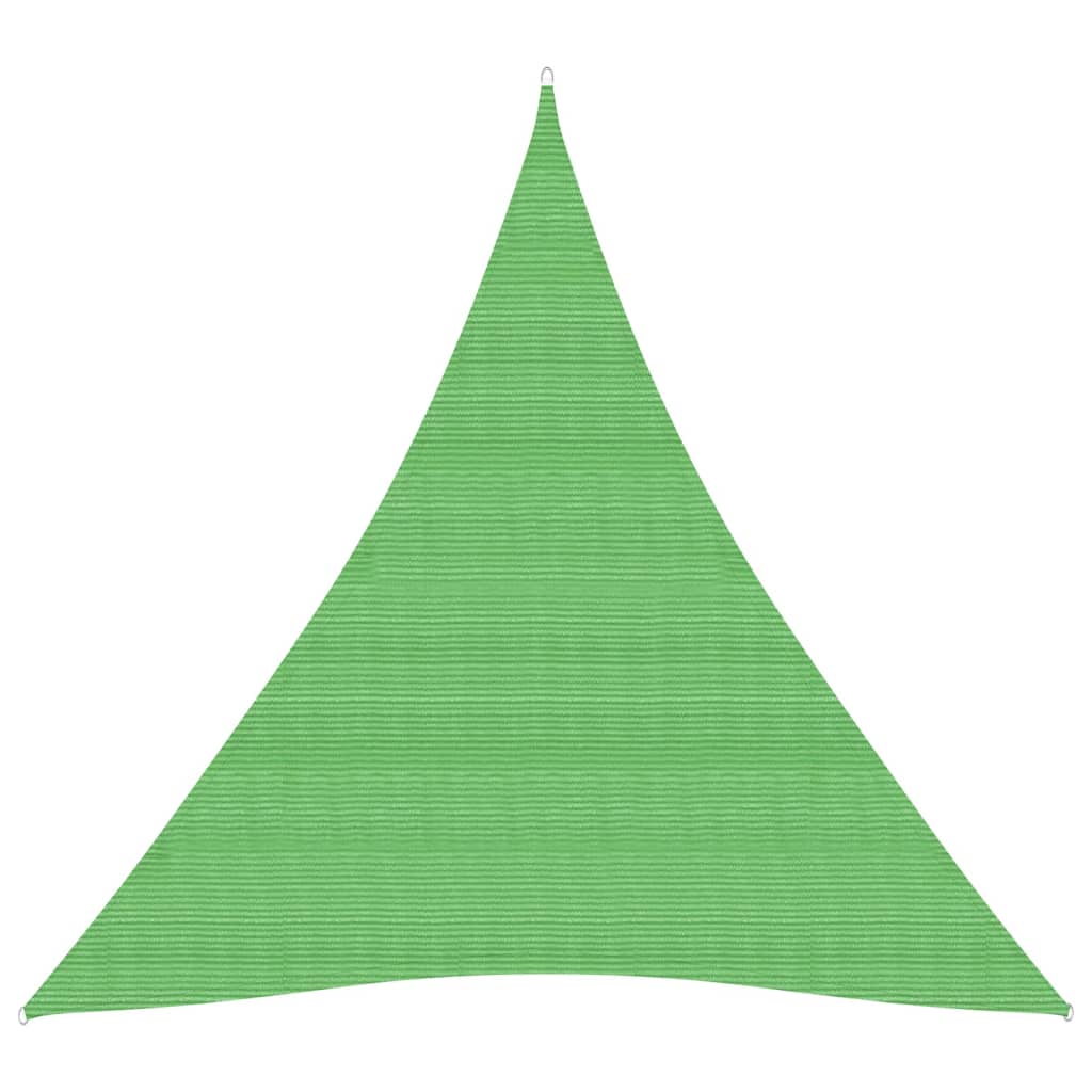 Sonnensegel 160 g/m² Hellgrün 3x4x4 m HDPE
