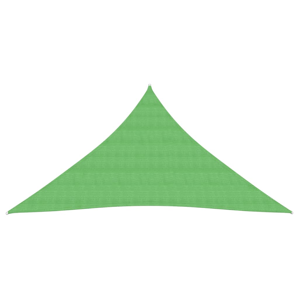 Sonnensegel 160 g/m² Hellgrün 3x4x4 m HDPE