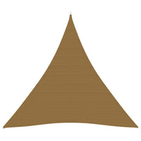 Thumbnail for Sonnensegel 160 g/m² Taupe 3,6x3,6x3,6 m HDPE