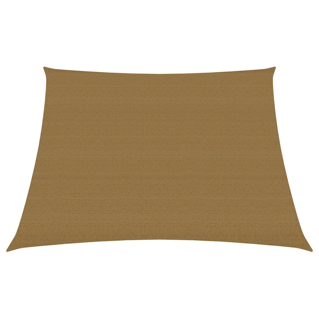 Sonnensegel 160 g/m² Taupe 3/4x3 m HDPE