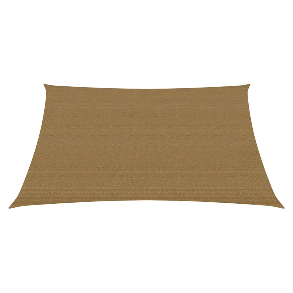 Sonnensegel 160 g/m² Taupe 3/4x3 m HDPE