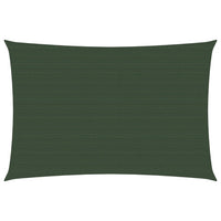 Thumbnail for Sonnensegel 160 g/m² Dunkelgrün 3,5x4,5 m HDPE