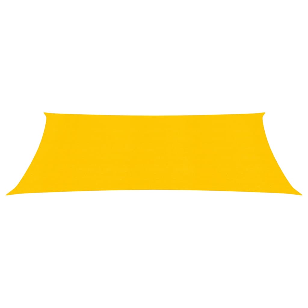 Sonnensegel 160 g/m² Gelb 2x4 m HDPE