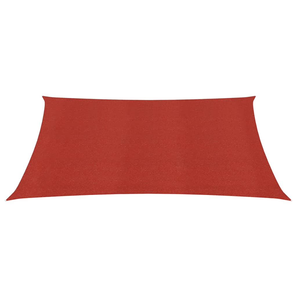 Sonnensegel 160 g/m² Rot 7x7 m HDPE