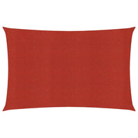 Thumbnail for Sonnensegel 160 g/m² Rot 3,5x4,5 m HDPE