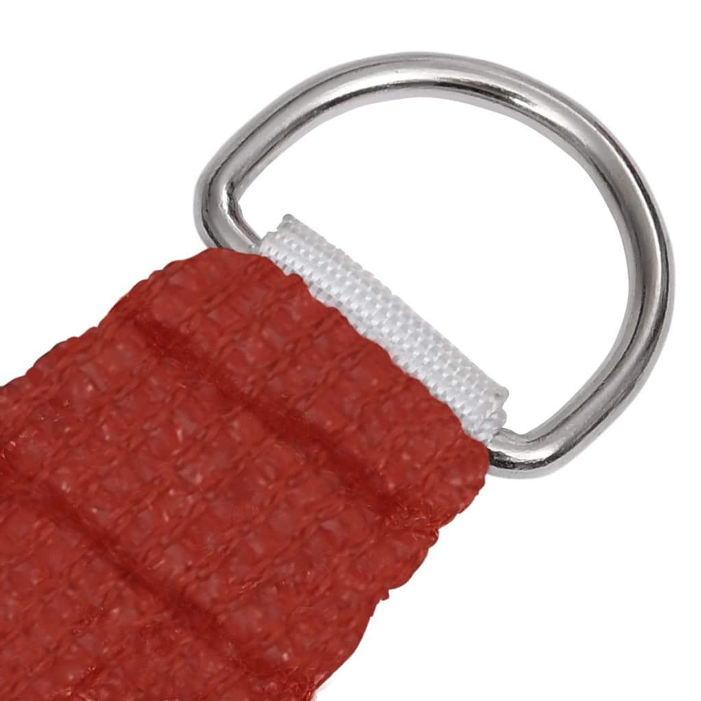 Sonnensegel 160 g/m² Rot 4,5x4,5x4,5 m HDPE