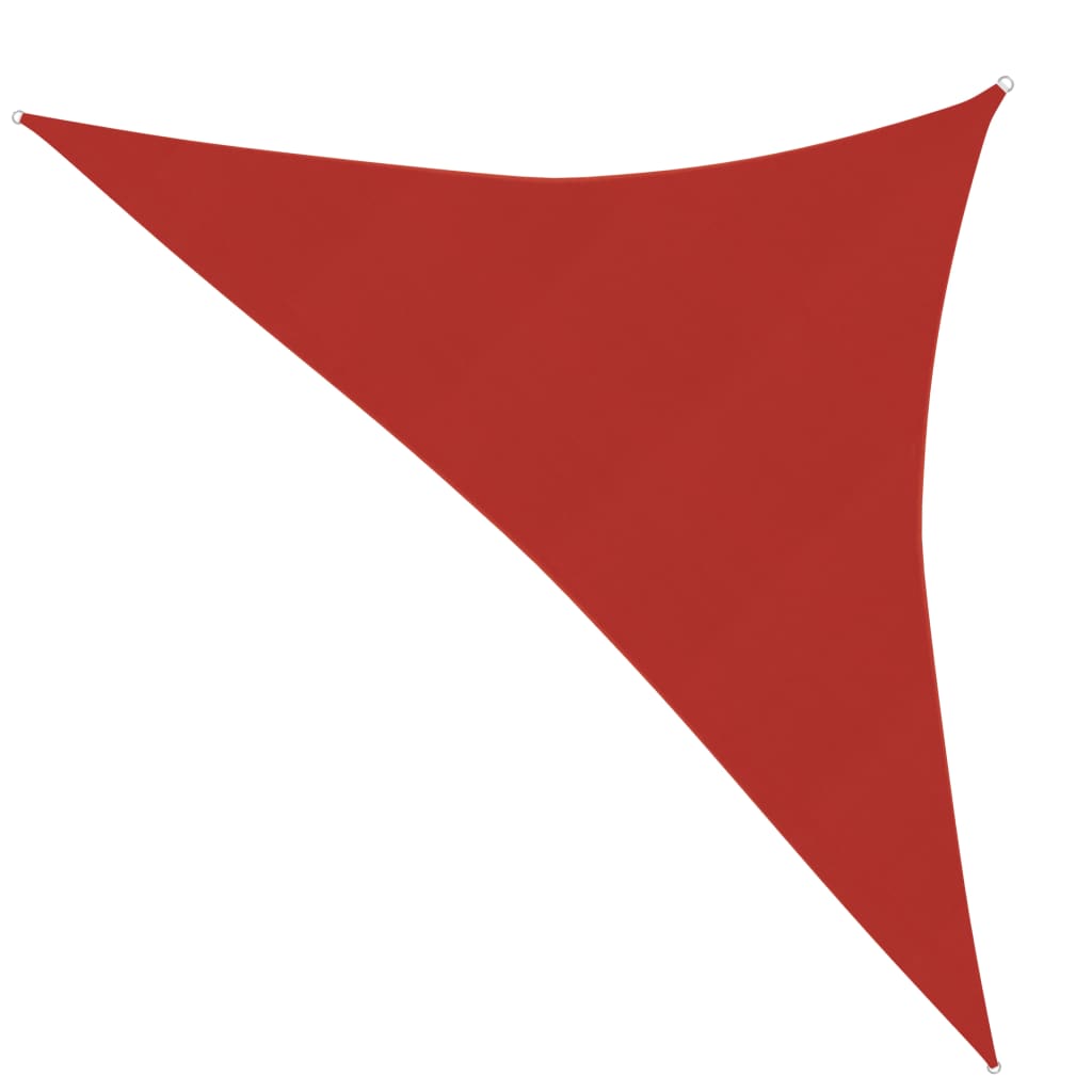 Sonnensegel 160 g/m² Rot 5x5x6 m HDPE