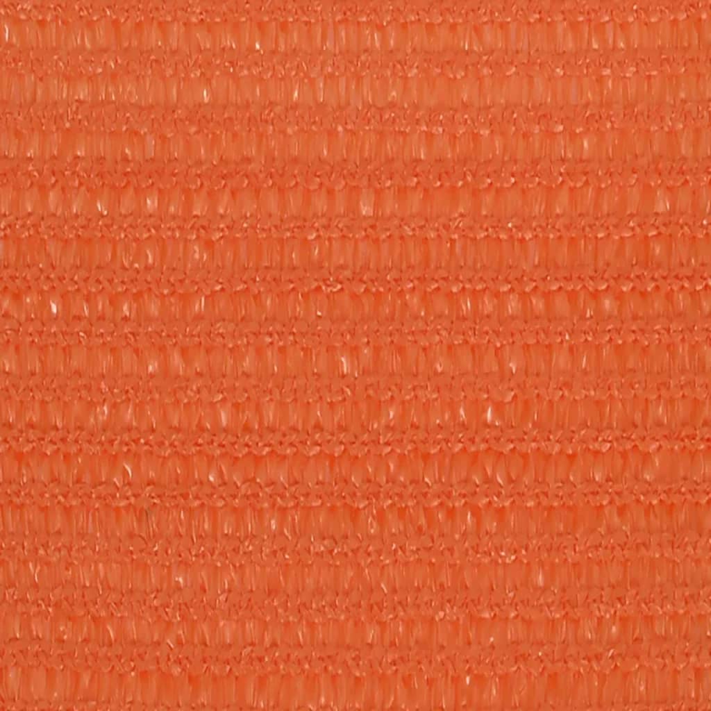Sonnensegel 160 g/m² Orange 3,5x3,5x4,9 m HDPE