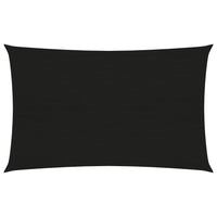 Thumbnail for Sonnensegel 160 g/m² Schwarz 2x4 m HDPE