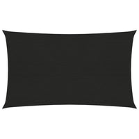Thumbnail for Sonnensegel 160 g/m² Schwarz 2x5 m HDPE