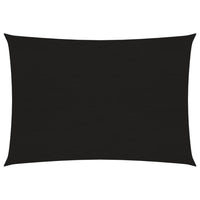 Thumbnail for Sonnensegel 160 g/m² Schwarz 2,5x4 m HDPE