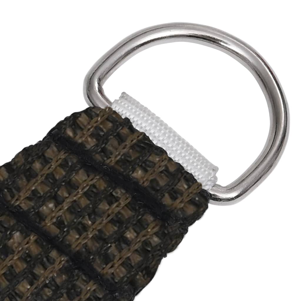 Sonnensegel 160 g/m² Braun 3,6x3,6 m HDPE