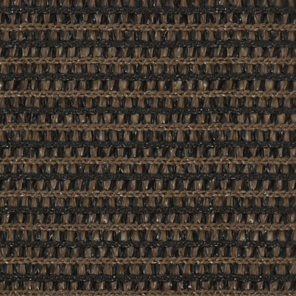 Sonnensegel 160 g/m² Braun 3,6x3,6 m HDPE