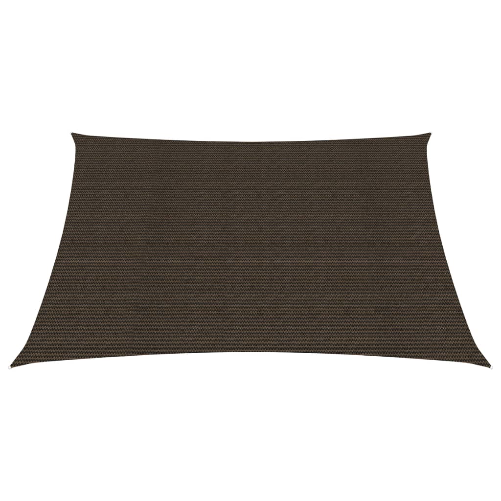 Sonnensegel 160 g/m² Braun 4,5x4,5 m HDPE