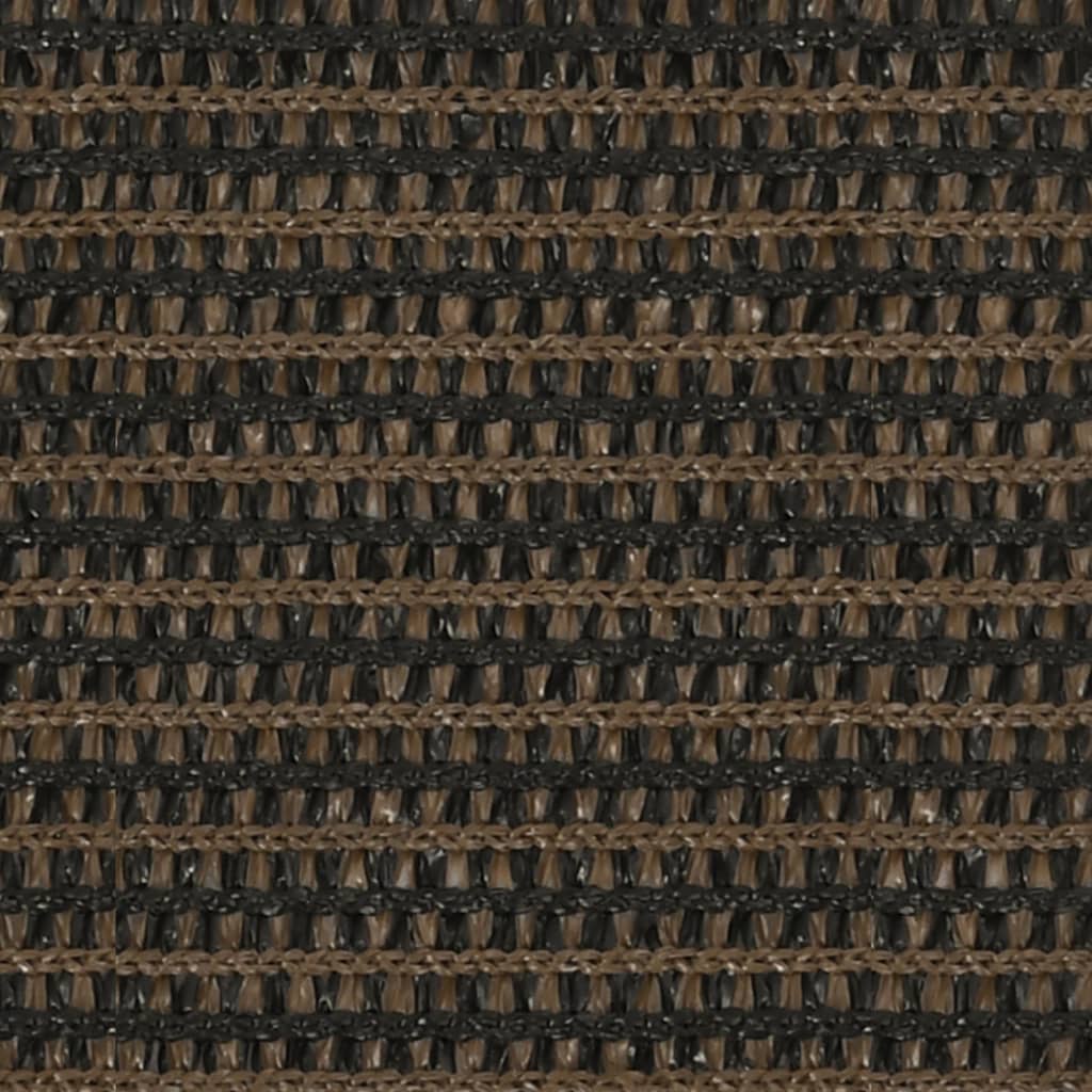 Sonnensegel 160 g/m² Braun 2x4 m HDPE