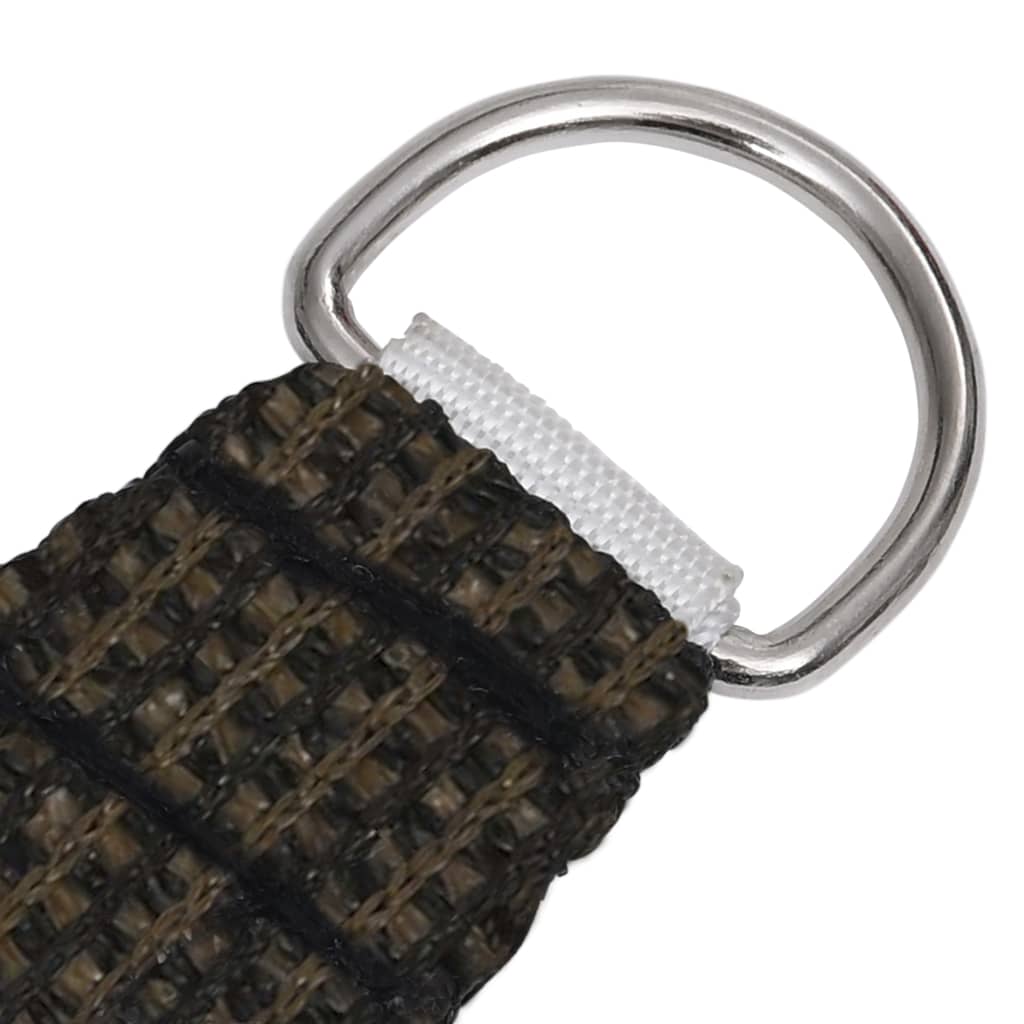 Sonnensegel 160 g/m² Braun 2x4 m HDPE