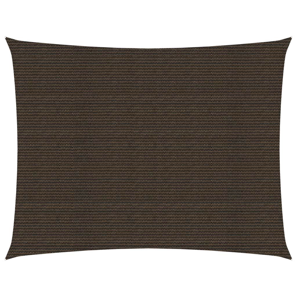 Sonnensegel 160 g/m² Braun 3,5x4,5 m HDPE