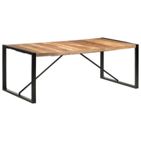 Thumbnail for Esstisch 200x100x75 cm Massivholz mit Palisander-Finish