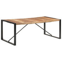 Thumbnail for Esstisch 200x100x75 cm Massivholz mit Palisander-Finish