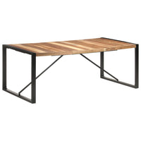 Thumbnail for Esstisch 200x100x75 cm Massivholz mit Palisander-Finish