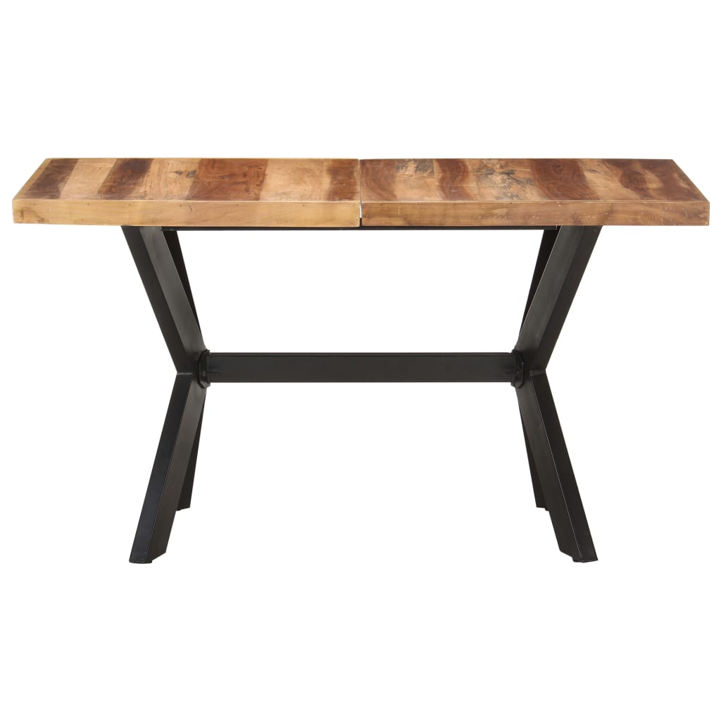 Esstisch 140x70x75 cm Massivholz mit Palisander-Finish
