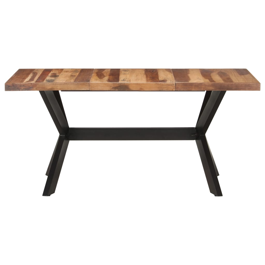Esstisch 160x80x75 cm Massivholz mit Palisander-Finish