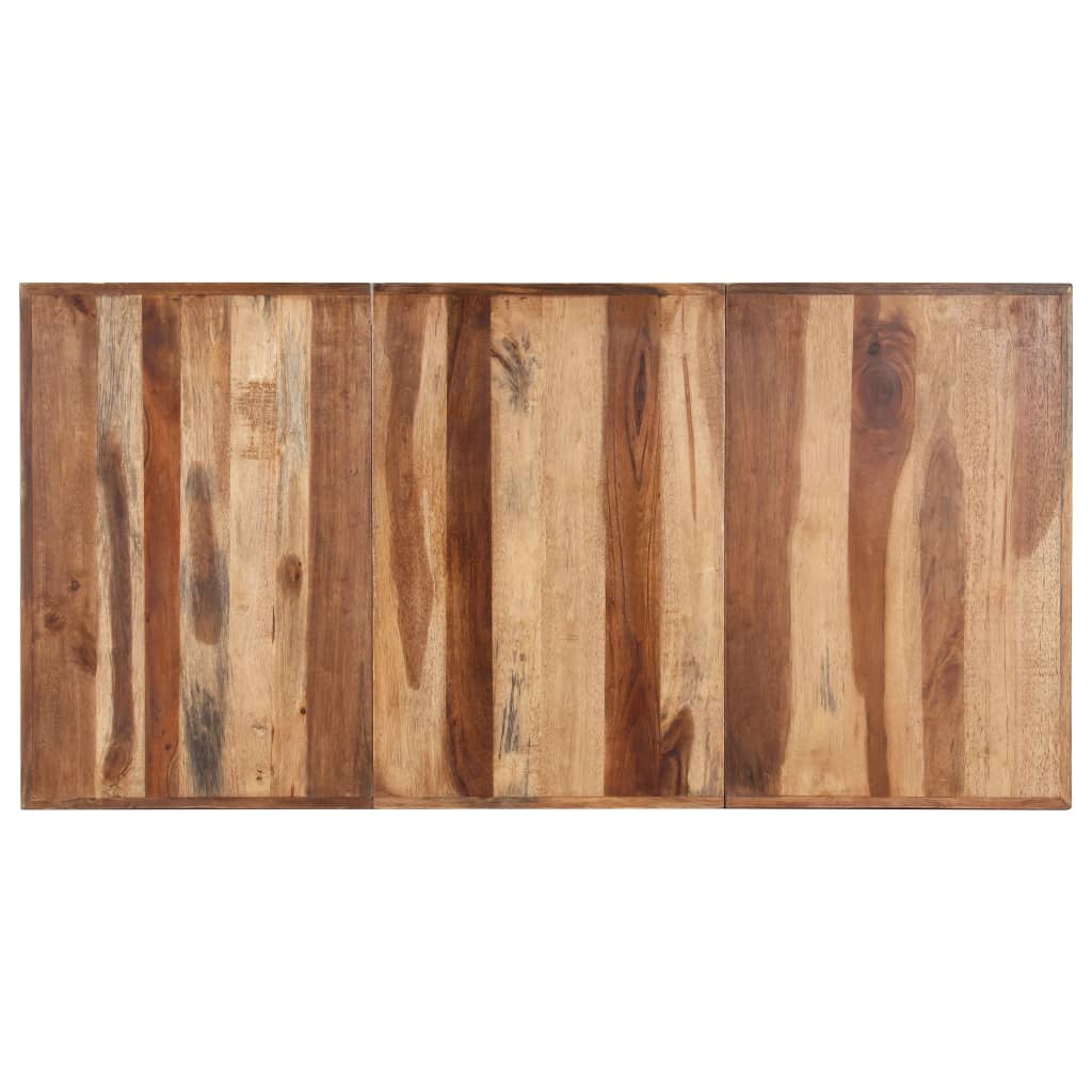 Esstisch 160x80x75 cm Massivholz mit Palisander-Finish