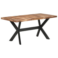 Thumbnail for Esstisch 160x80x75 cm Massivholz mit Palisander-Finish