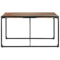 Thumbnail for Esstisch 140x140x75 cm Massivholz mit Palisander-Finish