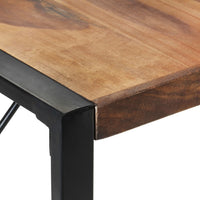 Thumbnail for Esstisch 140x140x75 cm Massivholz mit Palisander-Finish