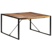 Thumbnail for Esstisch 140x140x75 cm Massivholz mit Palisander-Finish