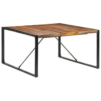 Thumbnail for Esstisch 140x140x75 cm Massivholz mit Palisander-Finish